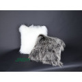 Wholesale Fancy Tibet Mongolian Lamb Fur Throw Pillow